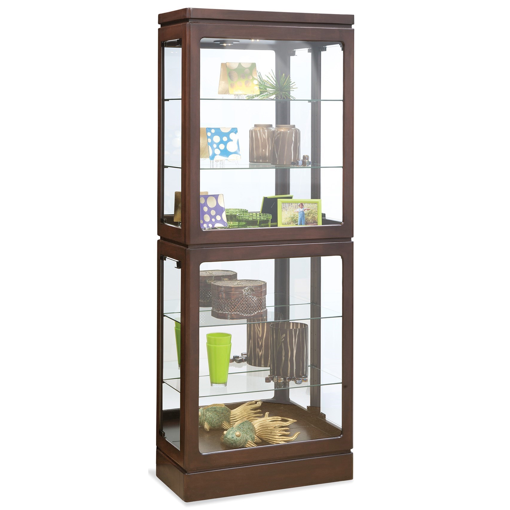 Greyleigh flagg store lighted curio cabinet